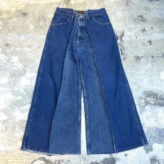 画像1: 【Wiz&Witch】"UNITED" TWINS WIDE DENIM PANTS / W31 (1)