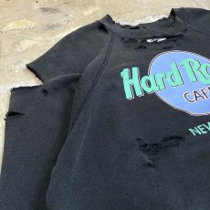 画像3: 80's "HARD ROCK CAFE" PRINTED DAMAGE SWEAT / Mens XL / MADE IN USA (3)