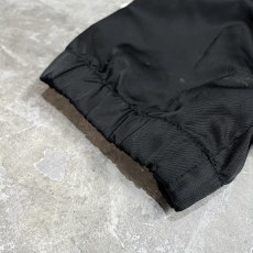 画像7: "BEAR ATHLETIC" EMBROIDERY BLACK ANORAK PARKA / Mens S (7)