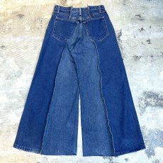 画像2: 【Wiz&Witch】"UNITED" TWINS WIDE DENIM PANTS / W31 (2)