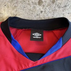 画像11:  【UMBRO】3 COLOR PATCHWORK PATTERN DESIGN L/S GAME TOPS / Ladies L  (11)