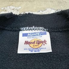 画像11: 80's "HARD ROCK CAFE" PRINTED DAMAGE SWEAT / Mens XL / MADE IN USA (11)