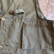 画像8: OLD DESIGN KHAKI COLOR HUNTING VEST / Ladies L (8)