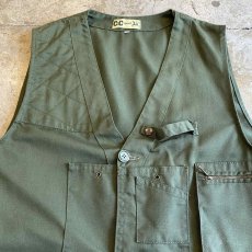 画像5: OLD DESIGN KHAKI COLOR HUNTING VEST / Ladies L (5)