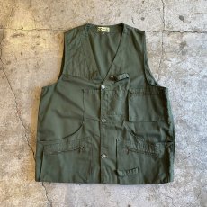 画像1: OLD DESIGN KHAKI COLOR HUNTING VEST / Ladies L (1)