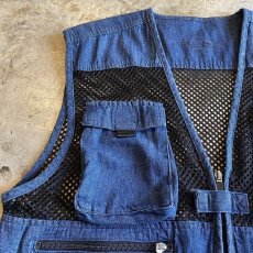 画像5: 8 POCKET DESIGN MESH FISHING VEST / Ladies L (5)