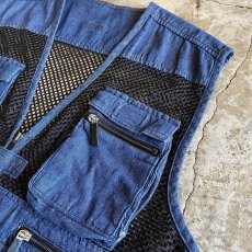 画像8: 8 POCKET DESIGN MESH FISHING VEST / Ladies L (8)