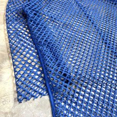 画像5: BLUE COLOR MESH DESIGN L/S TOPS / Mens L (5)