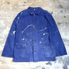 画像1: EURO SPLASH PATTERN MILITARY MULTI POCKET JACKET / Mens L (1)