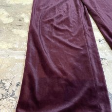 画像7: STRAIGHT SILHOUETTE COLOR VELOUR PANTS / W26~W32 (7)