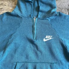 画像8: 70's【NIKE】HALF ZIP DESIGN COLOR SWEAT HOODIE / Ladies M(SM) / MADE IN USA (8)