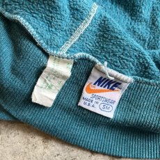 画像10: 70's【NIKE】HALF ZIP DESIGN COLOR SWEAT HOODIE / Ladies M(SM) / MADE IN USA (10)