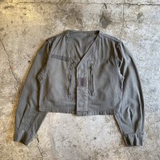 画像1: NO COLLAR MILITARY SHORT DESIGN JACKET / Ladies M (1)