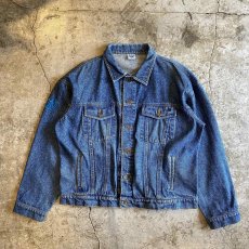 画像2: BACK EMBROIDERY DESIGN DENIM JACKET / Ladies M (2)