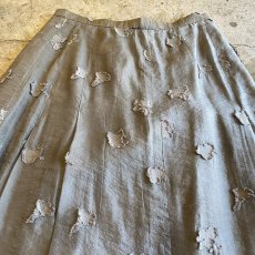 画像5: LUSTER DESIGN SHEER POINT PATCH SKIRT / W25 (5)