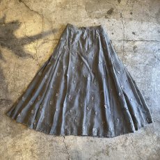 画像2: LUSTER DESIGN SHEER POINT PATCH SKIRT / W25 (2)