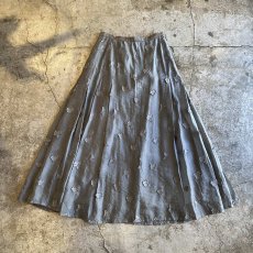 画像1: LUSTER DESIGN SHEER POINT PATCH SKIRT / W25 (1)