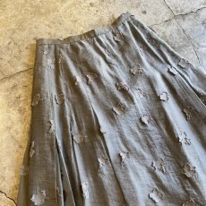 画像3: LUSTER DESIGN SHEER POINT PATCH SKIRT / W25 (3)