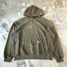 画像1: 【CARHARTT】BOTH SIDE PAINTED LOGO SWEAT HOODIE　/ Mens 2XL (1)