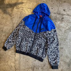 画像4: 【NIKE】POINT COLOR DESIGN PATTERN NYLON ZIP UP JACKET / Ladies M (4)