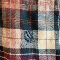 画像11: 【NAUTICA】MADRAS CHECK PATTERN COLOR DESIGN L/S SHIRT / Ladies L(M) (11)