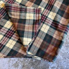 画像5: 【NAUTICA】MADRAS CHECK PATTERN COLOR DESIGN L/S SHIRT / Ladies L(M) (5)