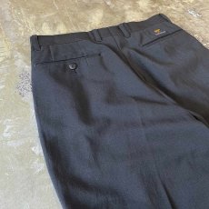 画像9: "GOLDEN BEAR" POINT EMBROIDERY STRAIGHT SLACKS / W28~W33 (9)