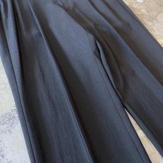 画像5: "GOLDEN BEAR" POINT EMBROIDERY STRAIGHT SLACKS / W28~W33 (5)