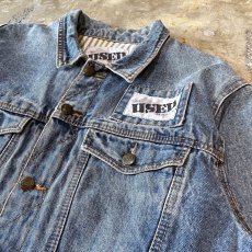 画像4: 80's~ "GET USED BY" SHORT LENGTH DENIM JACKET / Mens M (4)