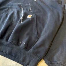 画像6: 【CARHARTT】FRONT PAINTED SLEEVE LOGO SWEAT HOODIE　/ Mens L (6)