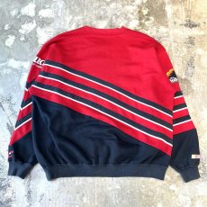 画像2: "BUD" PATCHED EMBROIDERY COLOR SWITCHED SWEAT / Mens XL (2)