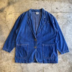 画像1: TAILORED DESIGN DENIM JACKET / Ladies 1X(XL) (1)