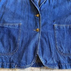 画像5: TAILORED DESIGN DENIM JACKET / Ladies 1X(XL) (5)