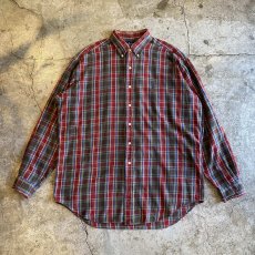 画像1: 【RALPH LAUREN】 CHECK PATTERN COLOR DESIGN L/S SHIRT / Ladies L(XL) (1)