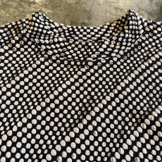 画像5: MOCK NECK EMBOSS DOT L/S TOPS / Ladies M (5)