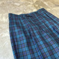 画像3: 【CHRISTIAN DIOR】ALL OVER CHECK PATTERN SLACKS / W29 (3)