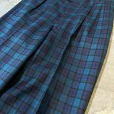 画像4: 【CHRISTIAN DIOR】ALL OVER CHECK PATTERN SLACKS / W29 (4)