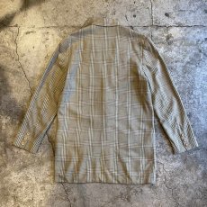 画像2: COLOR DESIGN CHECK TAILORED JACKET / Ladies M / MADE IN USA (2)