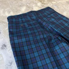 画像9: 【CHRISTIAN DIOR】ALL OVER CHECK PATTERN SLACKS / W29 (9)