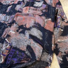 画像6: ALL OVER ARTISTIC PATTERN L/S SHIRT / Mens L (6)