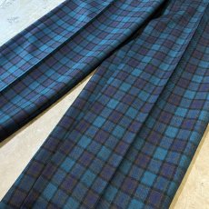 画像6: 【CHRISTIAN DIOR】ALL OVER CHECK PATTERN SLACKS / W29 (6)