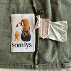 画像12: OLD 【SOMLYS】KHAKI COLOR WORK HUNTING VEST / Ladies M(34) / MADE IN FRANCE (12)