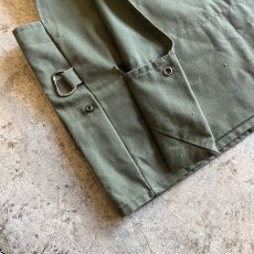 画像11: OLD 【SOMLYS】KHAKI COLOR WORK HUNTING VEST / Ladies M(34) / MADE IN FRANCE (11)