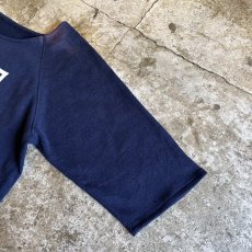 画像7: FRONT "NAVY" LOGO PRINTED SHORT DESIGN L/S SWEAT / Ladies M (7)