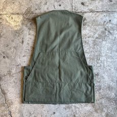 画像2: OLD 【SOMLYS】KHAKI COLOR WORK HUNTING VEST / Ladies M(34) / MADE IN FRANCE (2)