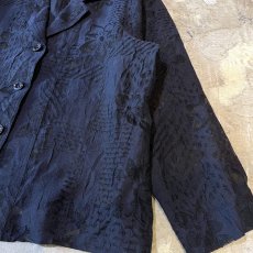 画像6: ALL OVER BOTANICAL PATTERN SHEER SWITCHED JACKET / Mens M (6)