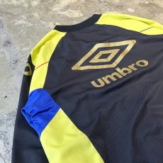 画像9: 【UMBRO】COLOR SWITCHED PATTERN SPORTY LOGO L/S TOPS / Mens XL (9)