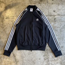 画像1: 【adidas】SIDE SLEEVE THREE LINE DESIGN DOUBLE ZIP UP TRACK JACKET / Ladies M (1)