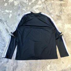 画像2: 【NIKE】SIDE LINE ZIP GIMMICK LOGO SPORTY L/S TOPS / Mens XL (2)