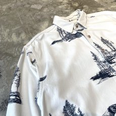 画像3: VARIOUS ANIMAL GRAPHIC PATTERN L/S SHIRT / Mens S(L) (3)